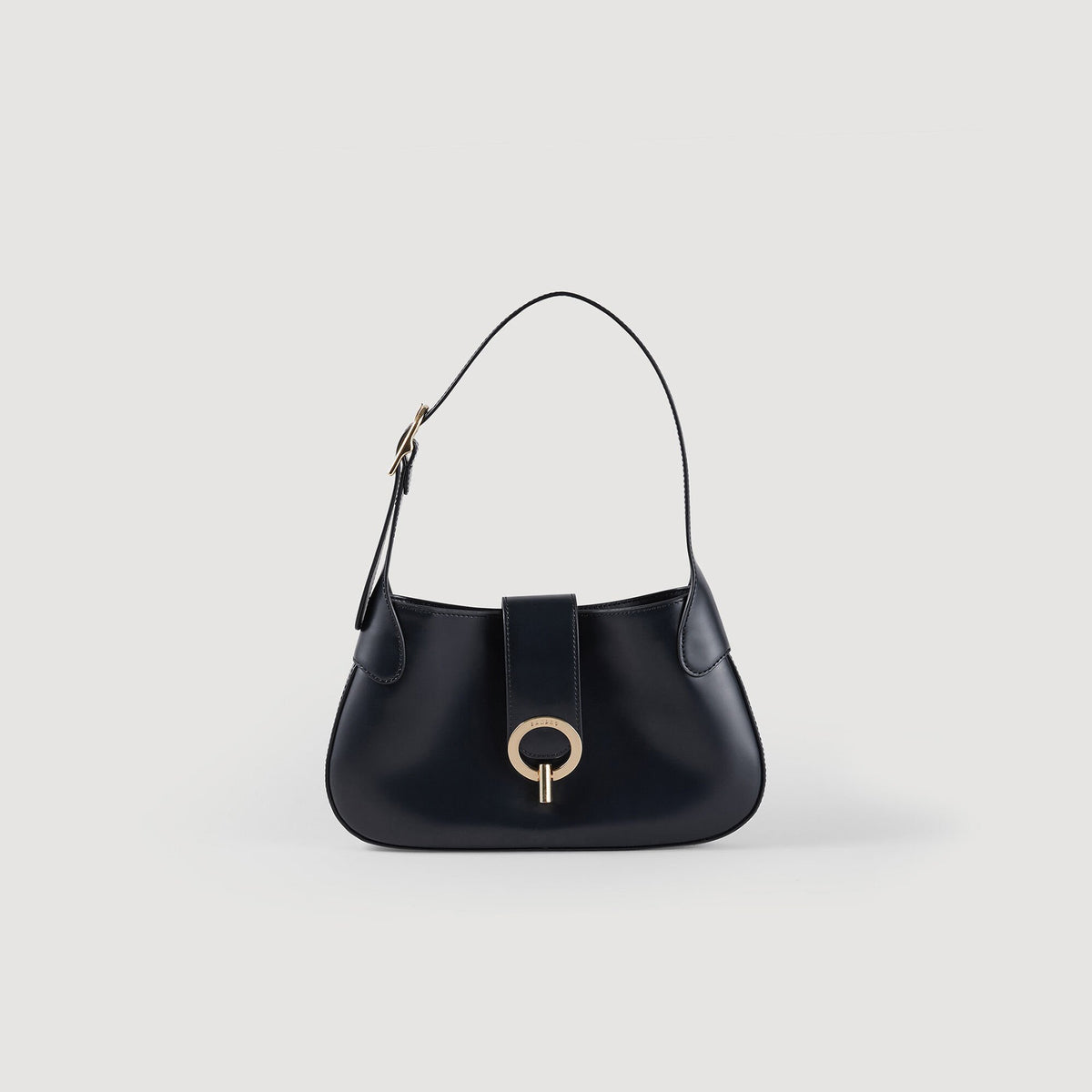 Janet bag in certified leather Black Sandro Women