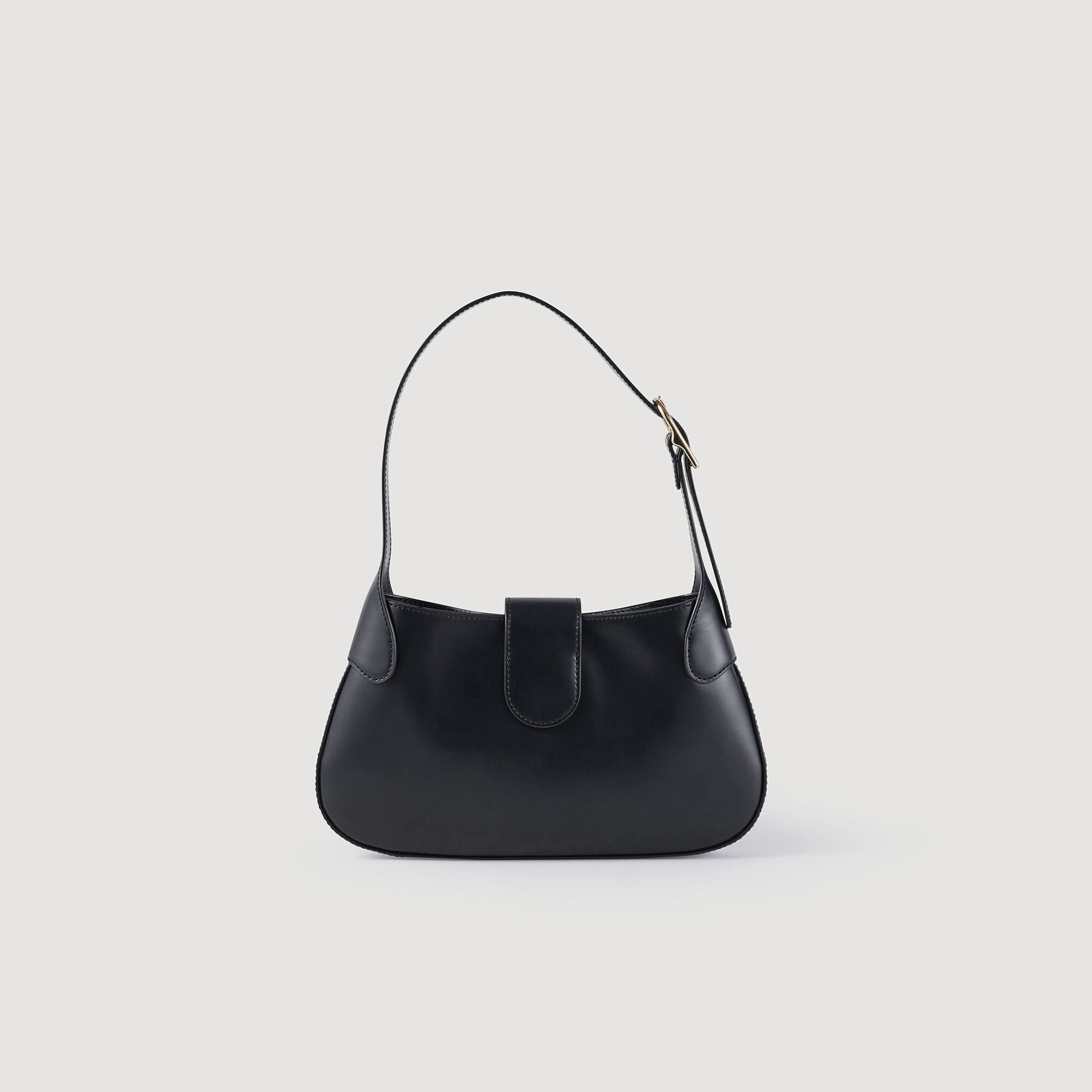Janet bag in certified leather Black Sandro Women