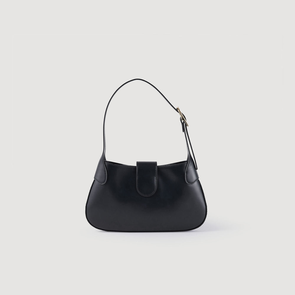 Janet bag in certified leather Black Sandro Women