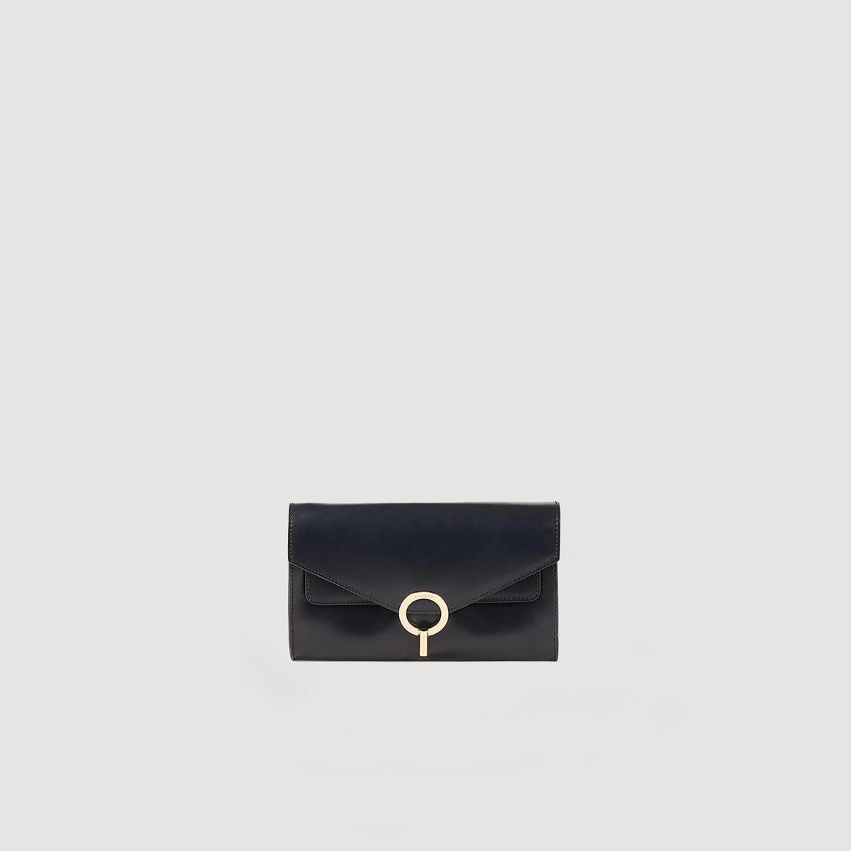 Yza Pocket clutch bag Black Sandro Women