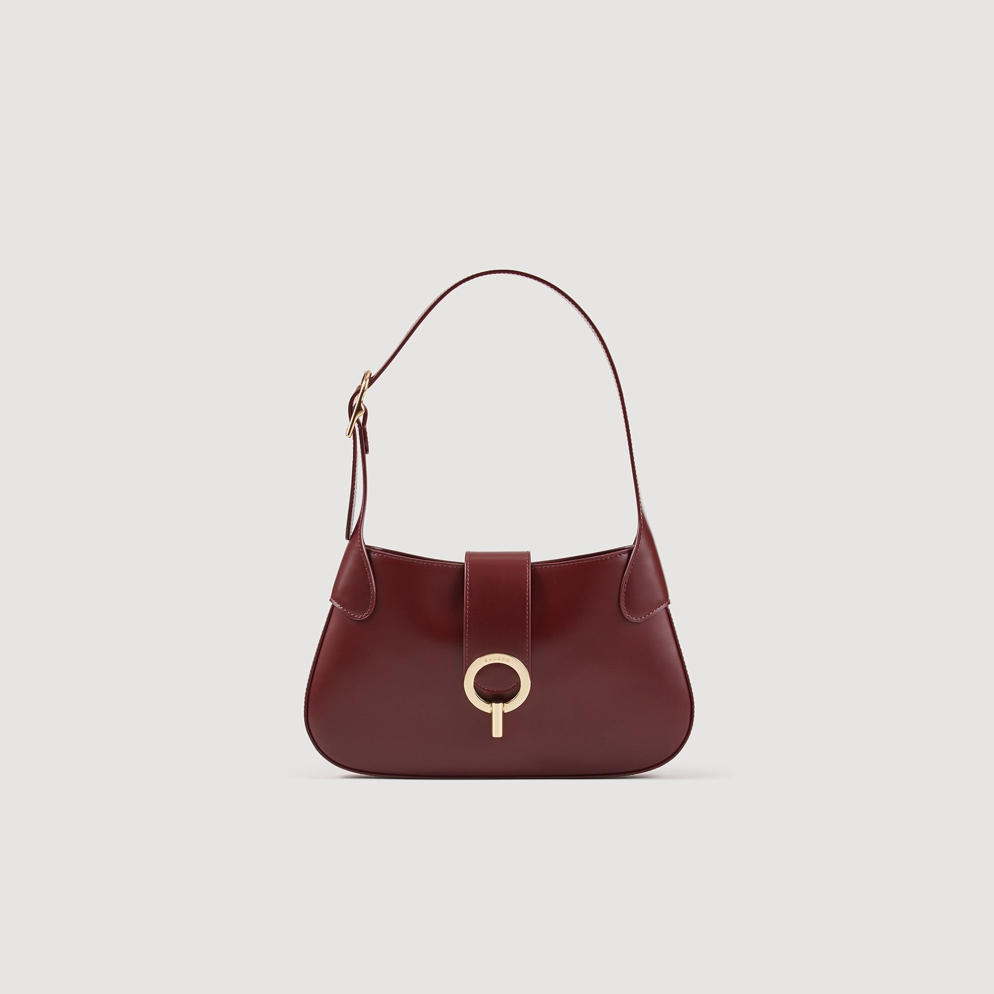Janet bag in certified leather Bordeaux Sandro Women