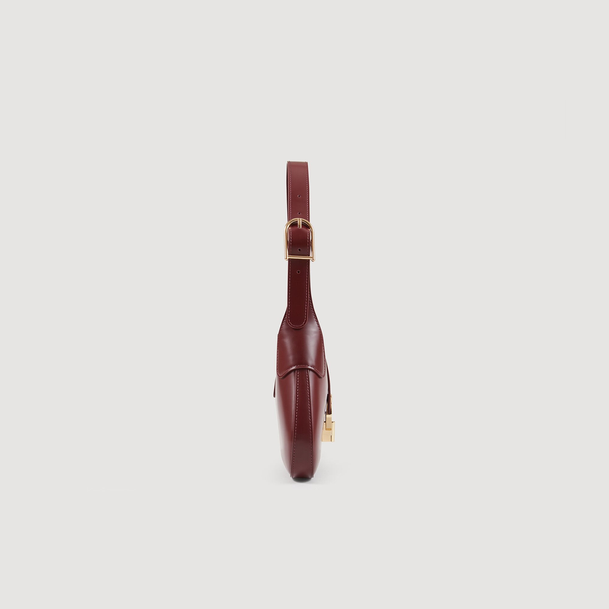 Janet bag in certified leather Bordeaux Sandro Women