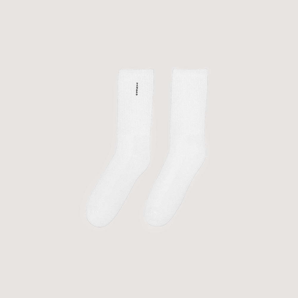 Cotton socks White Sandro Men