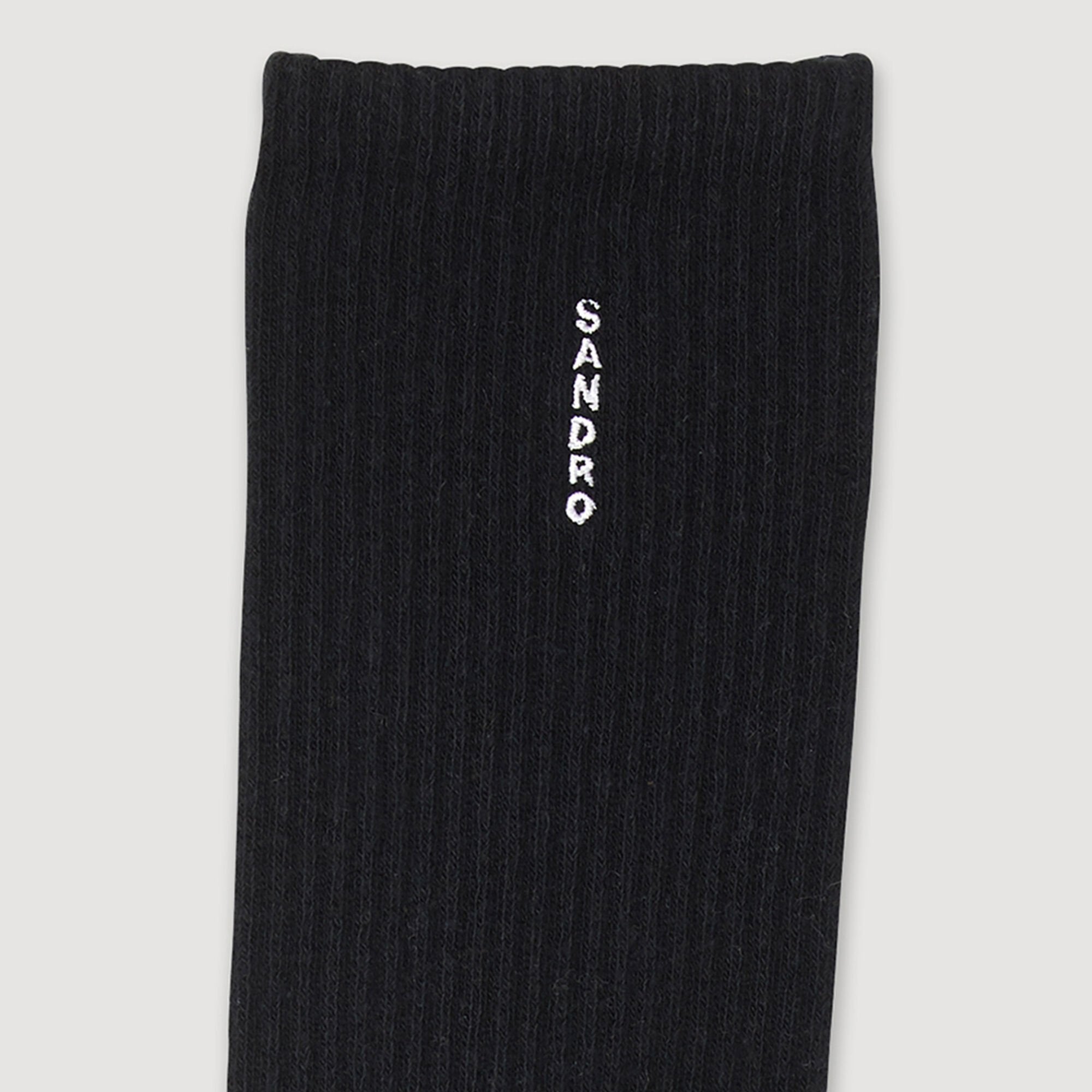 Cotton socks Black Sandro Men