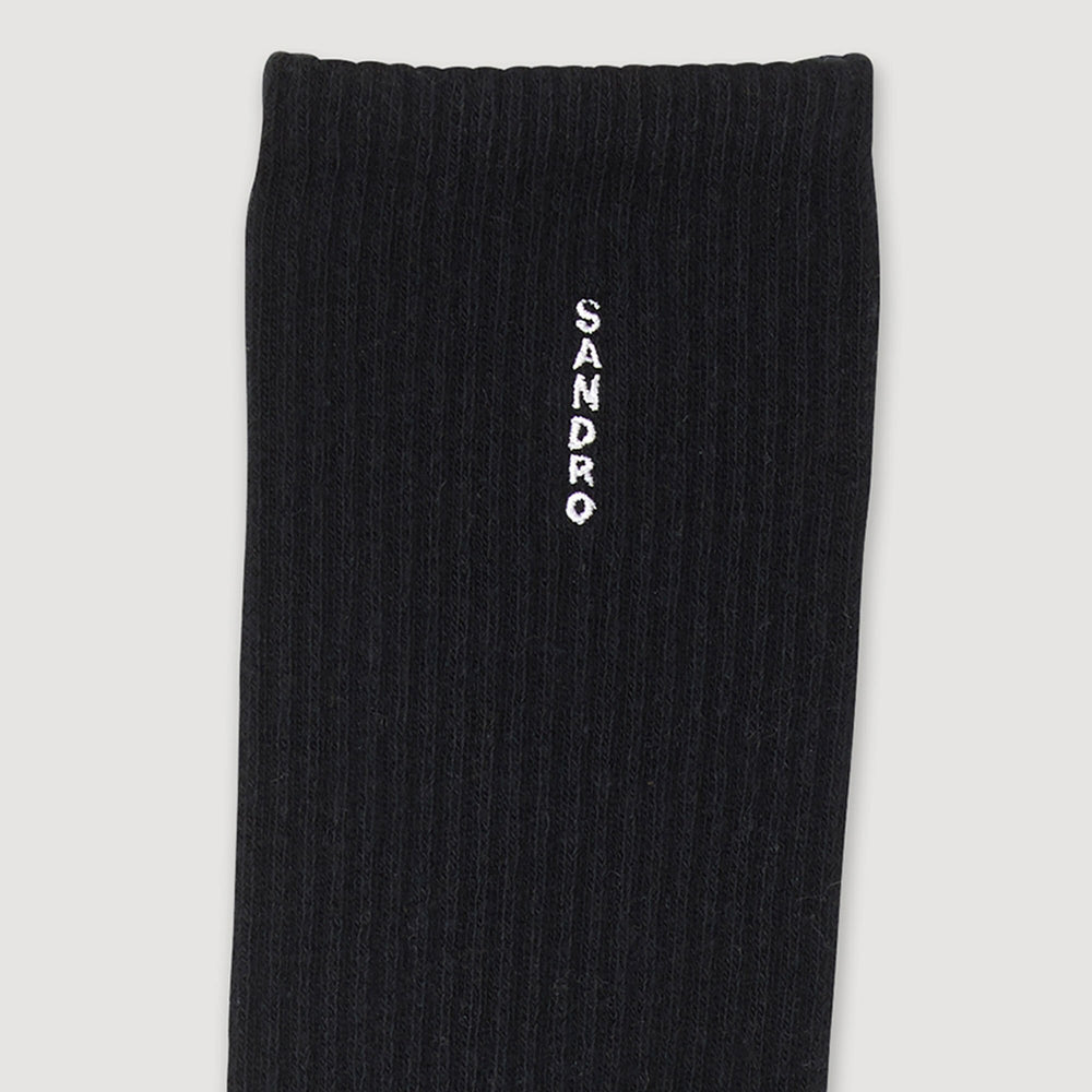 Cotton socks Black Sandro Men