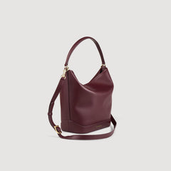 TANGOSO leather bucket bag Bordeaux Sandro Women
