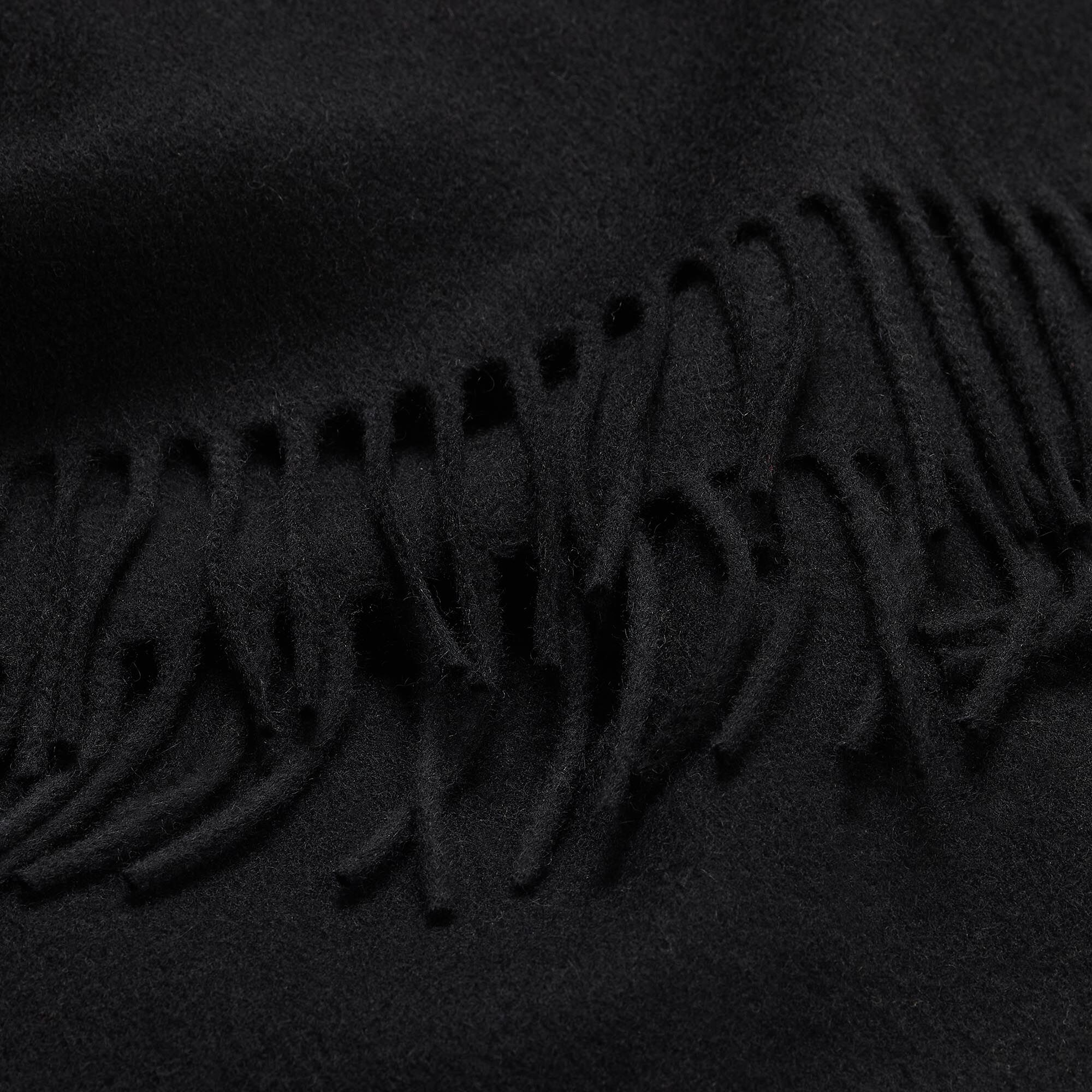 Wool and cashmere scarf Black Sandro Men|Women