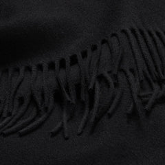 Wool and cashmere scarf Black Sandro Men|Women