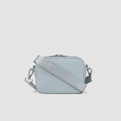 Small reconstituted leather bag Blue Sky Sandro Men