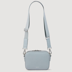 Small reconstituted leather bag Blue Sky Sandro Men