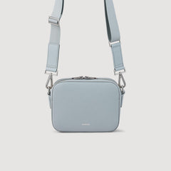 Small reconstituted leather bag Blue Sky Sandro Men