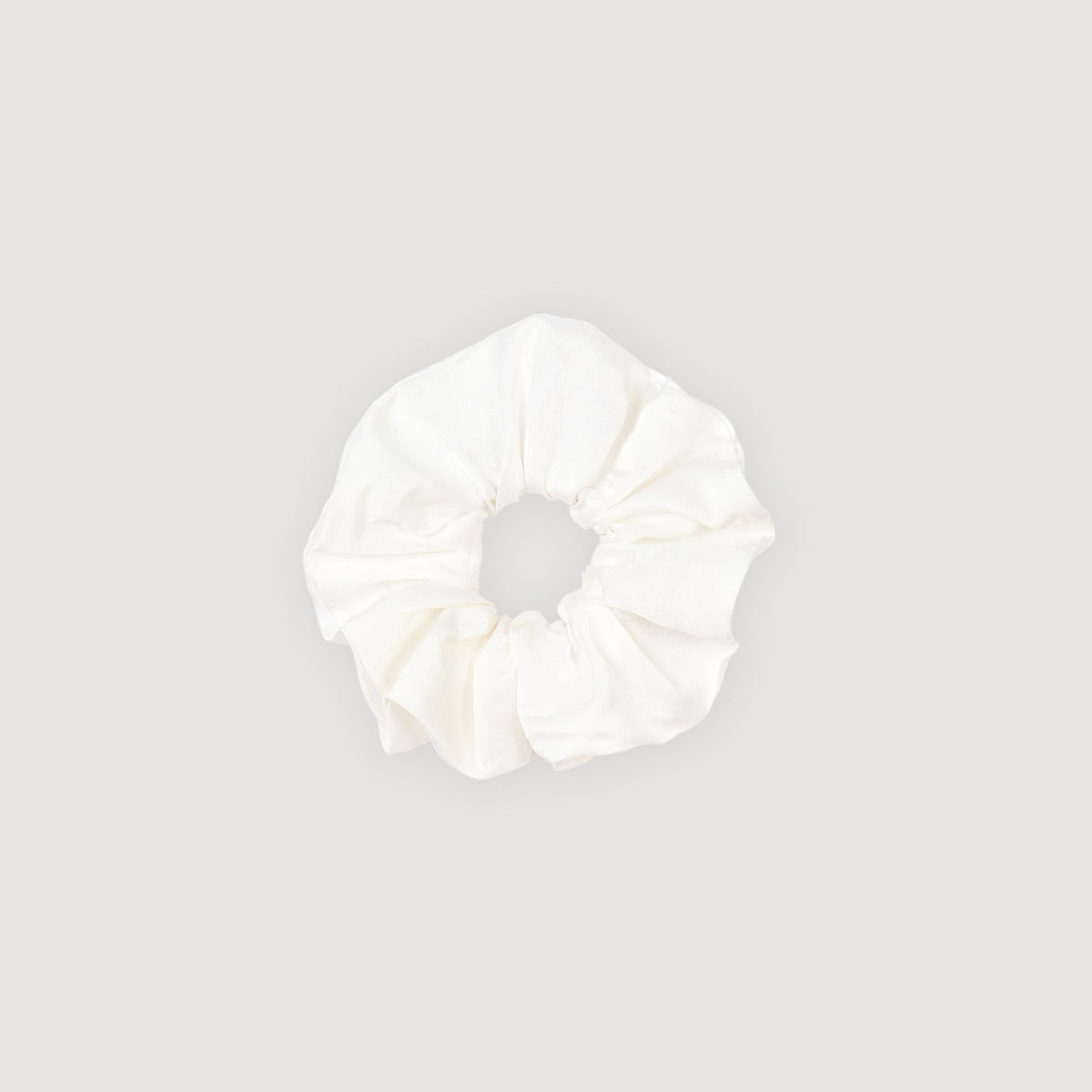Satin-effect scrunchie Ecru Sandro Women