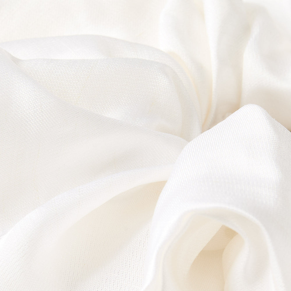 Satin-effect scrunchie Ecru Sandro Women