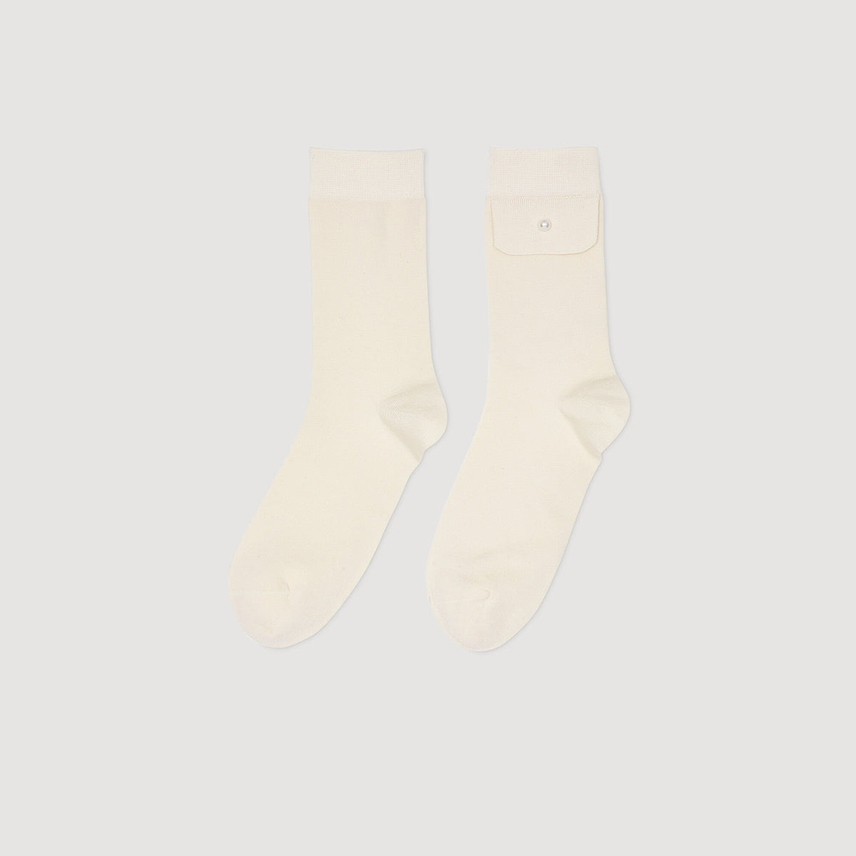 Socks with bead detail Ecru Sandro Women