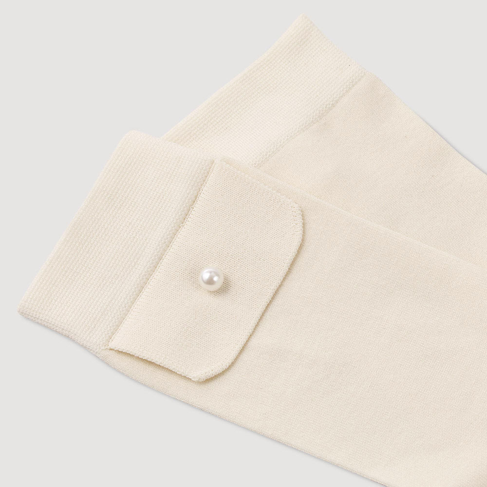 Socks with bead detail Ecru Sandro Women