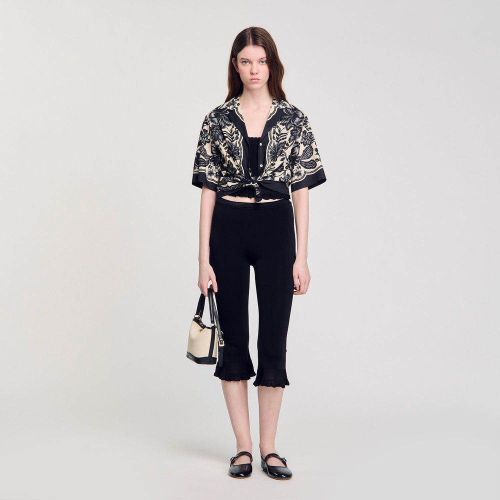 Tangoso small bag Ecru / Black Sandro Women
