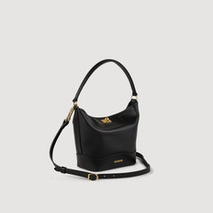 Tangoso mini leather bag Black Sandro Women