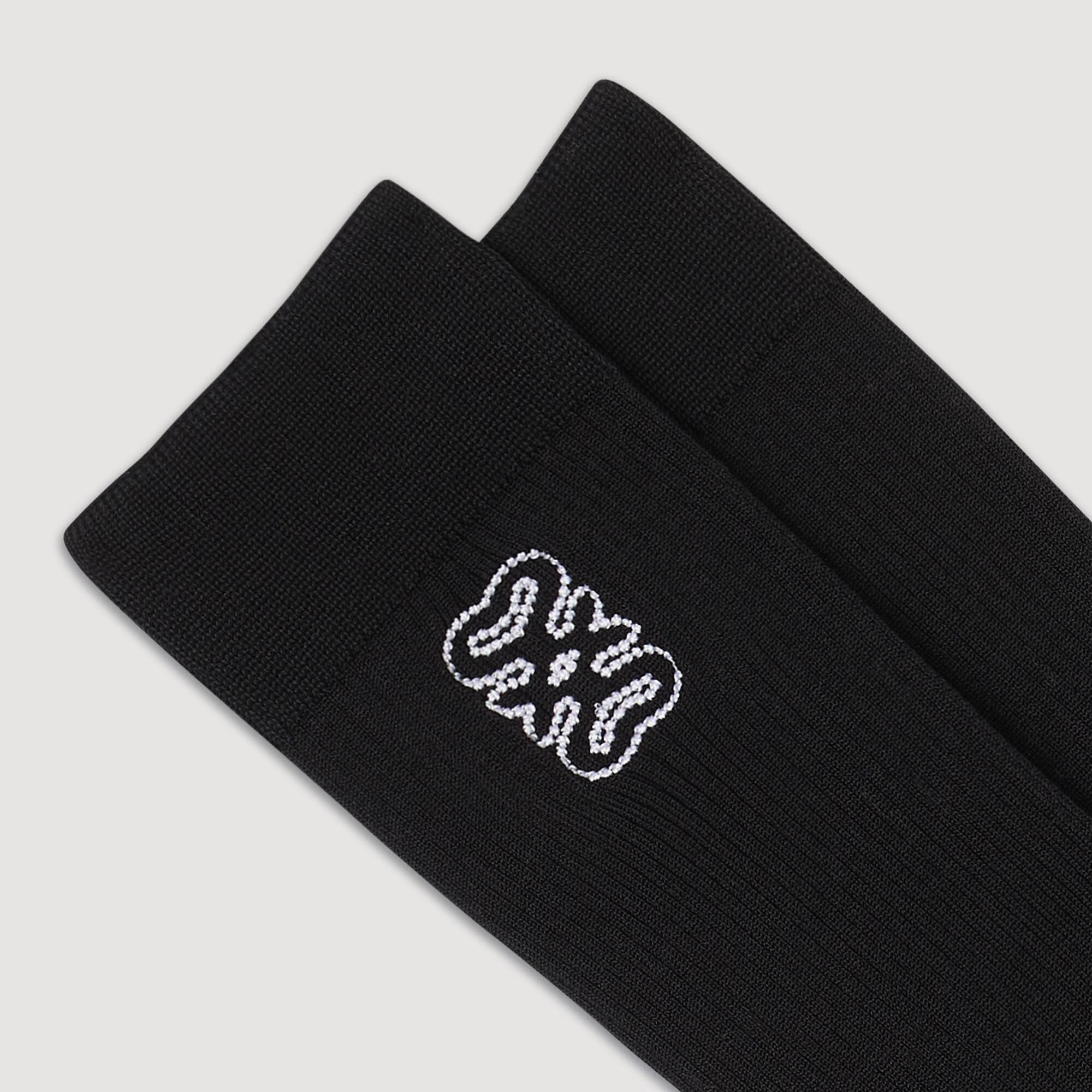 Embroidered socks Black Sandro Women