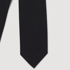 Silk jacquard tie Black Sandro Men