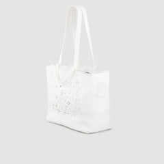 Crochet tote bag Ecru Sandro Women