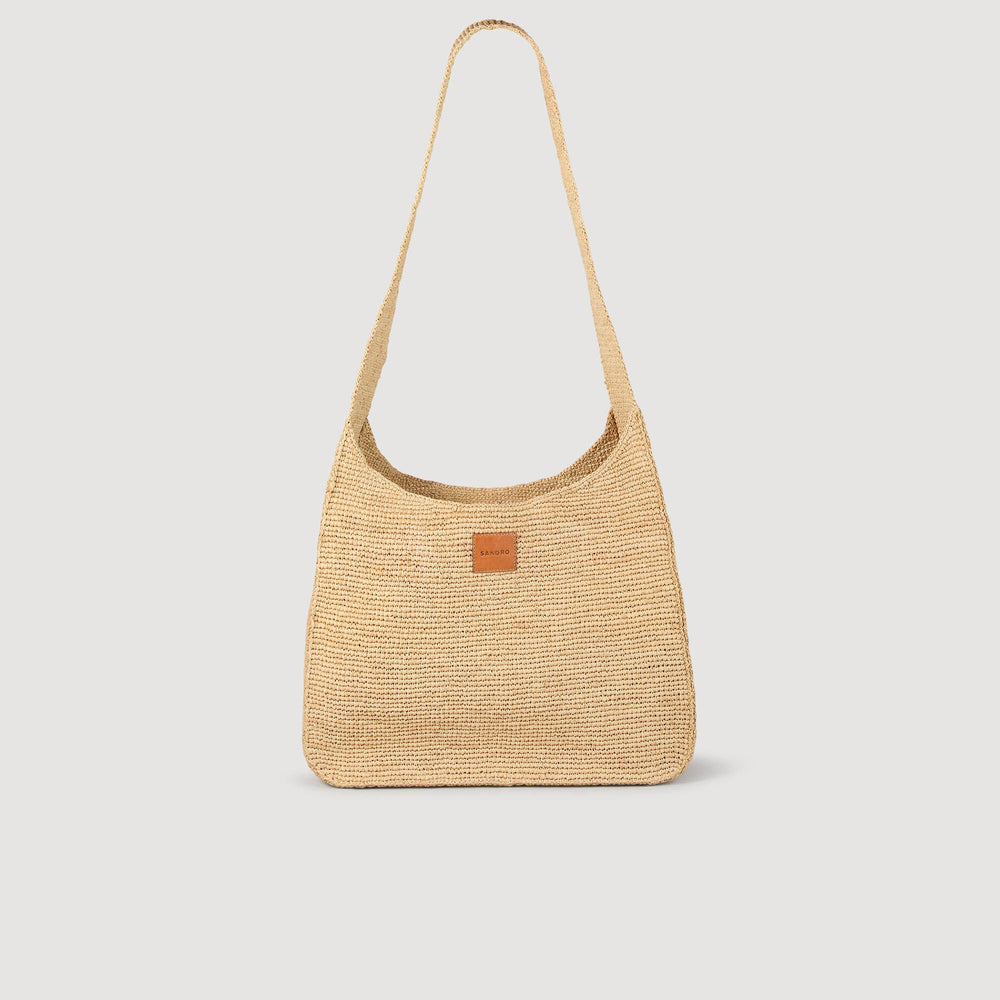 Raffia bag Beige Sandro Women|Men