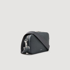 Small reconstituted leather bag Steel Sandro Men