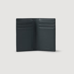 Reconstituted leather leather wallet Steel Sandro Men