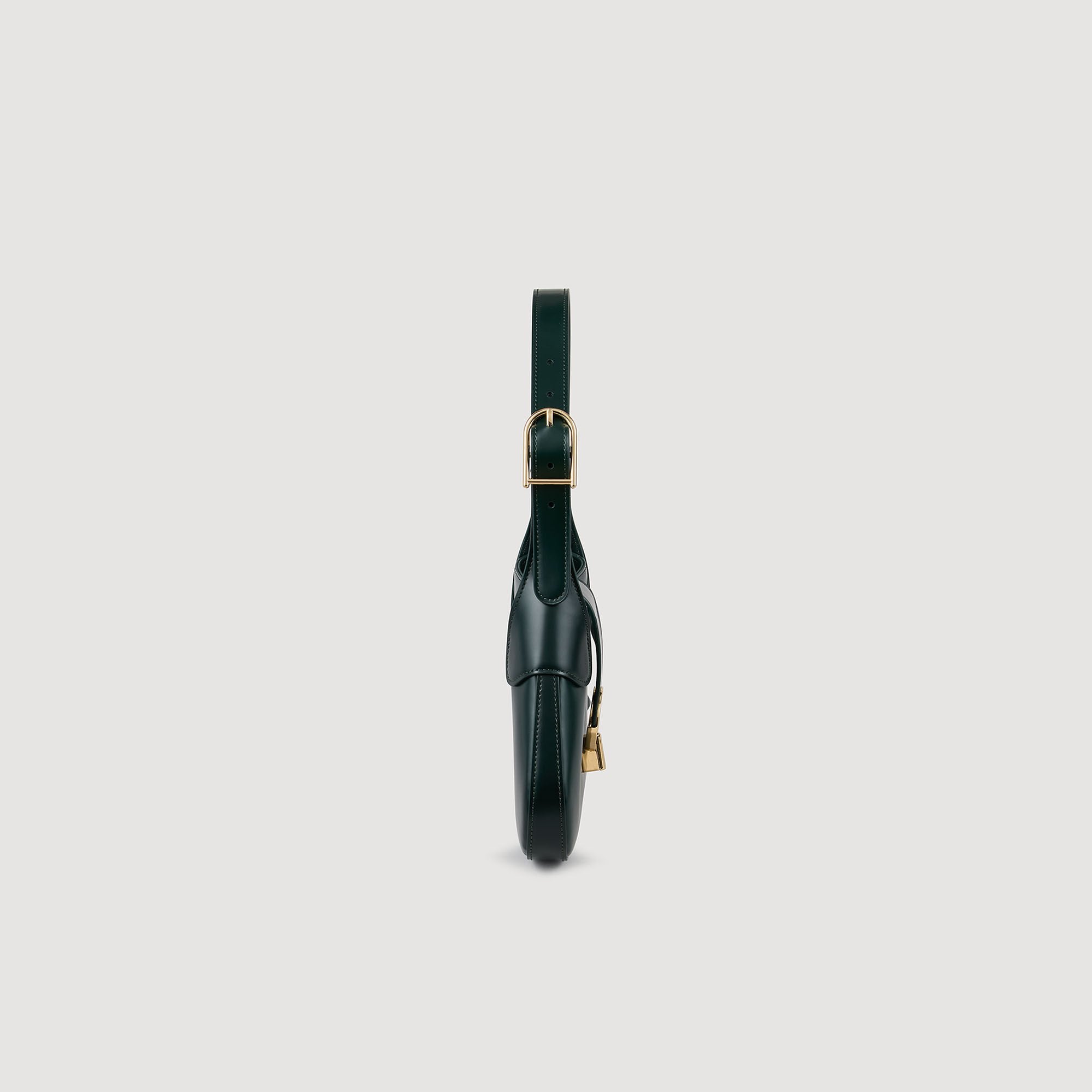 Janet bag in certified leather Bottle Green Sandro Women