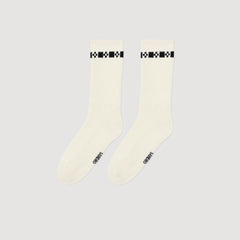 Cross signature embroidered socks Off White Sandro Men
