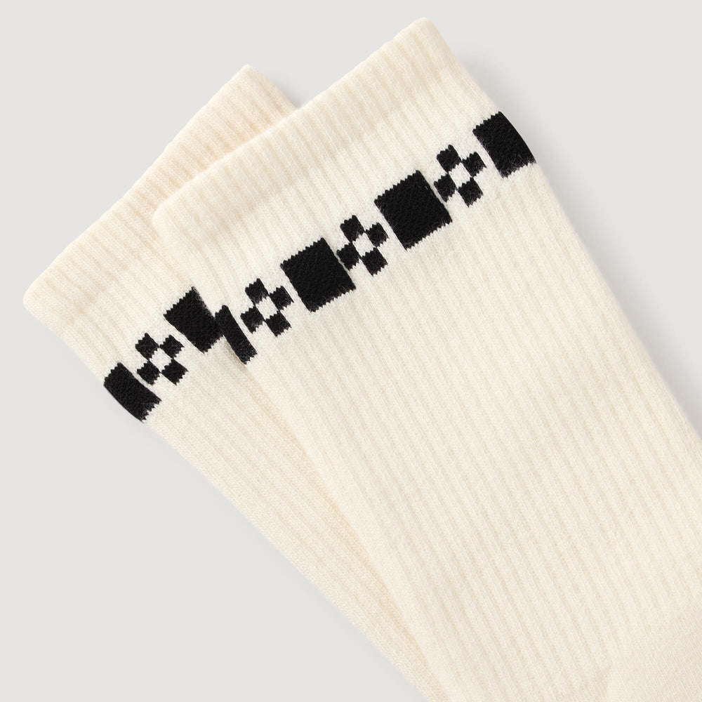 Cross signature embroidered socks Off White Sandro Men