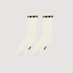 Cross signature embroidered socks Off White Sandro Men