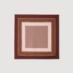 Placed print scarf Nude / Bordeaux Sandro Women