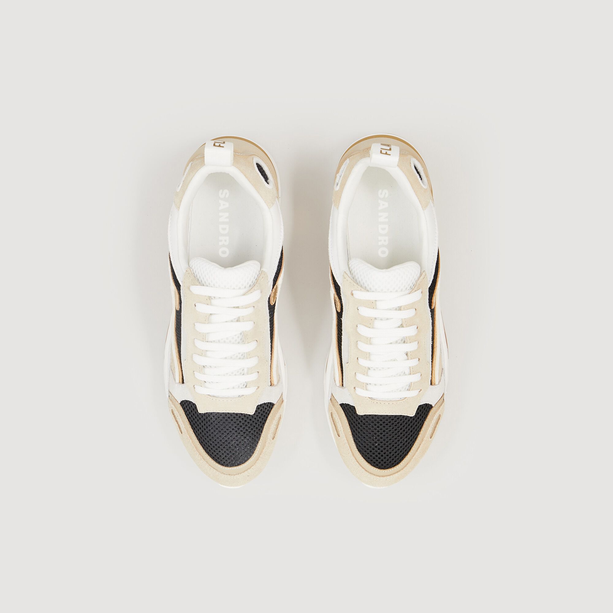 Flame sneakers Gold Sandro Women