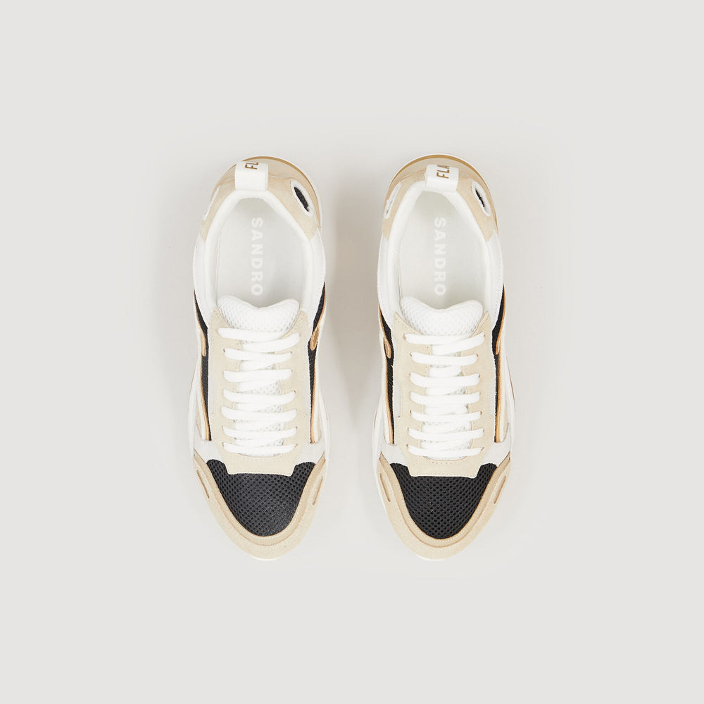 Flame sneakers Gold Sandro Women