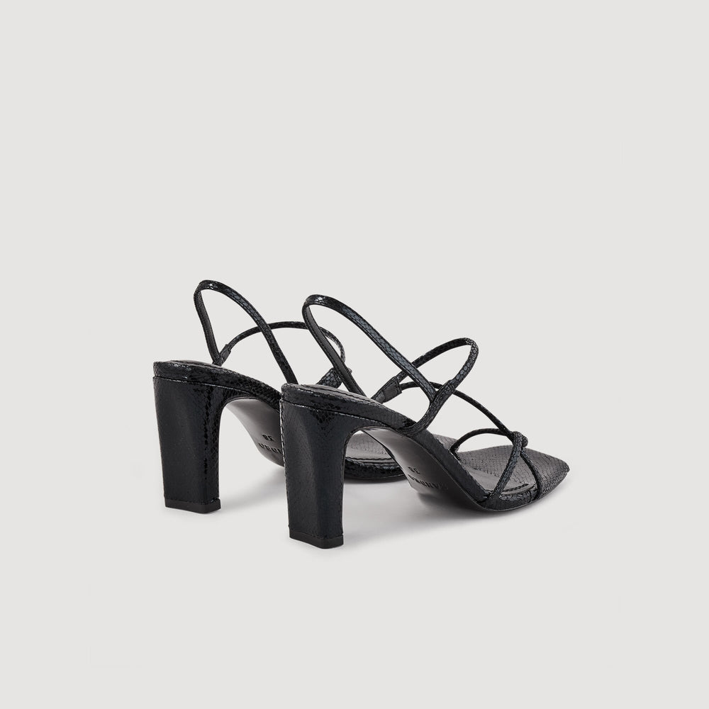Sandals with narrow straps Black Sandro Women