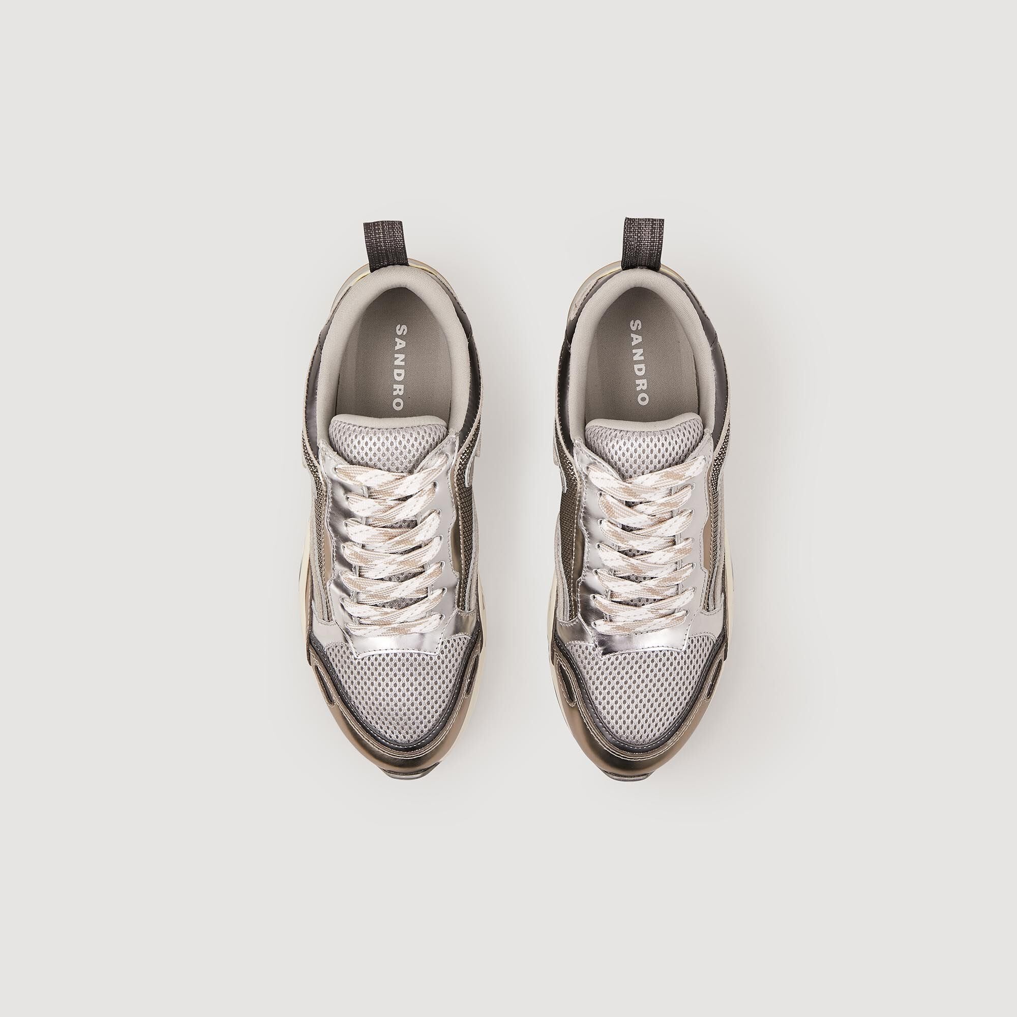 Flame sneakers Silver Sandro Women