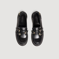 Buckle loafers Black Sandro Women