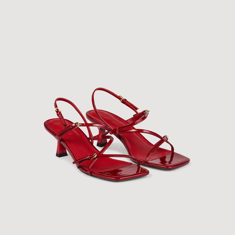 Sandals with straps Red Sandro Women
