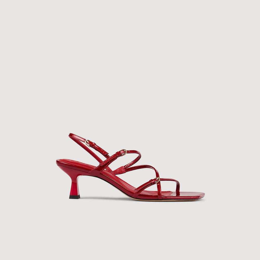 Sandals with straps Red Sandro Women