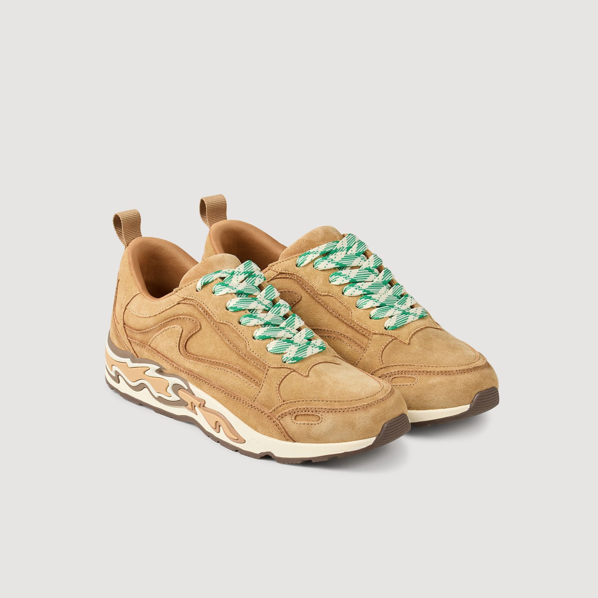 Flame sneakers Beige Sandro Women