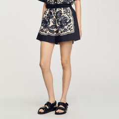 Leather sandals Black Sandro Women