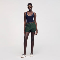 Knit bodysuit Navy Blue Sandro Women