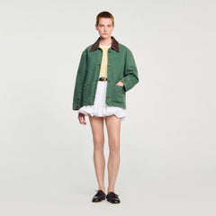Workwear Jacket Dark Green Sandro Women