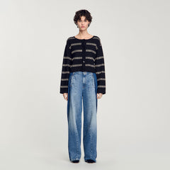 Studded cardigan Black Sandro Women