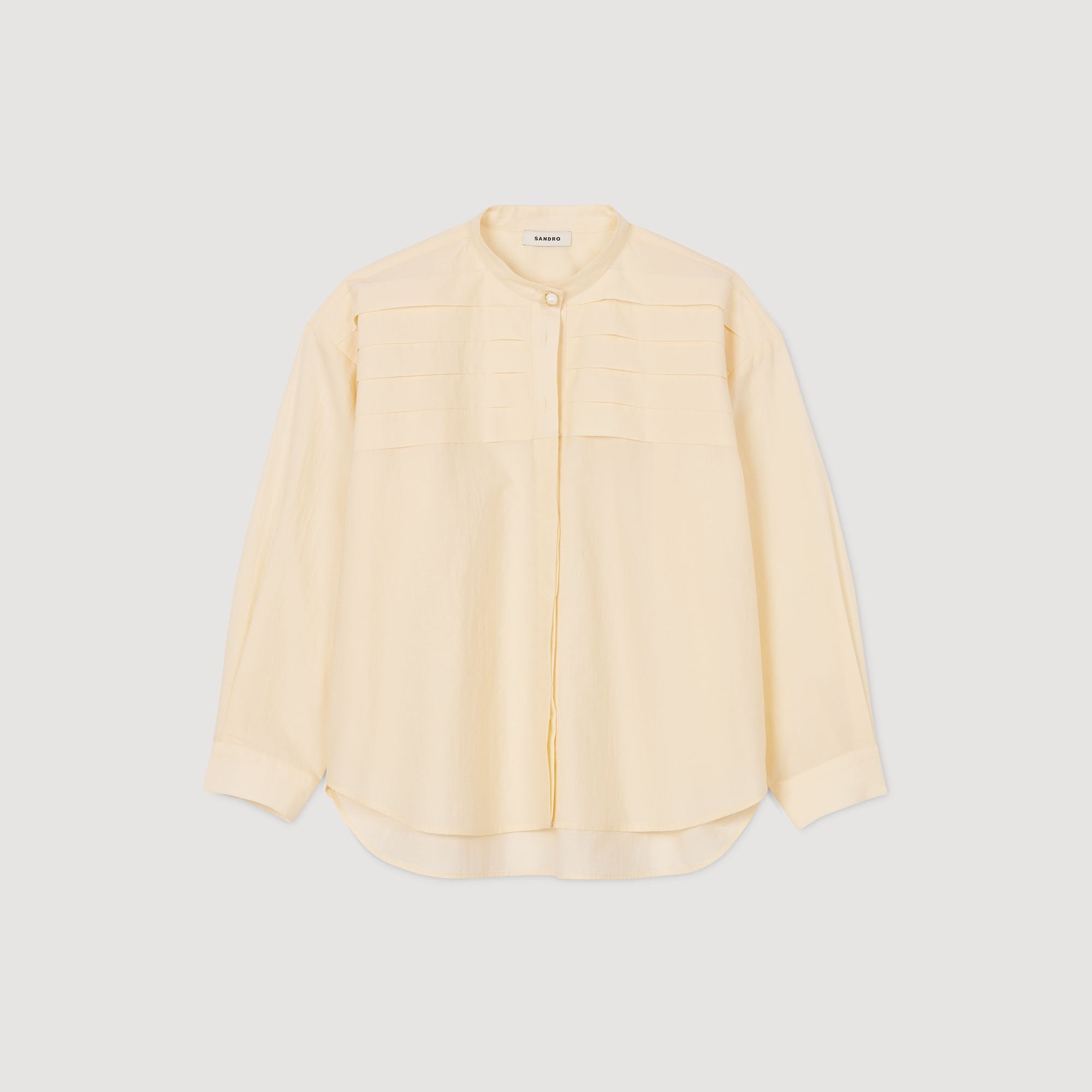 Jewellery detail shirt Ecru Sandro Women