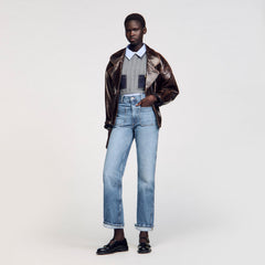 Flared faded jeans Blue Jean Sandro Women