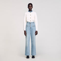 Wide-leg jeans Blue Jean Sandro Women
