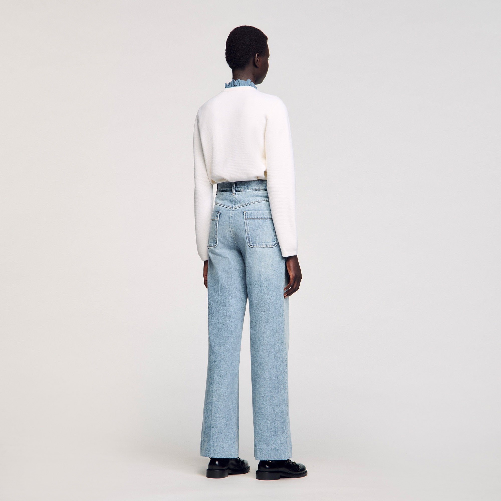 Wide-leg jeans Blue Jean Sandro Women