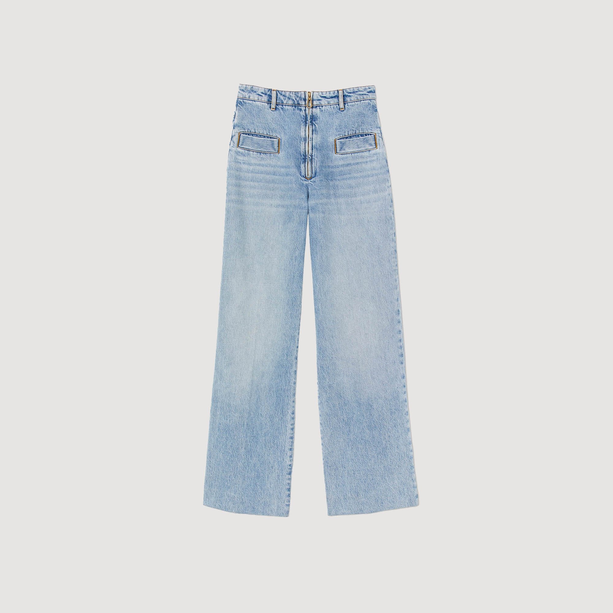 Wide-leg jeans Blue Jean Sandro Women