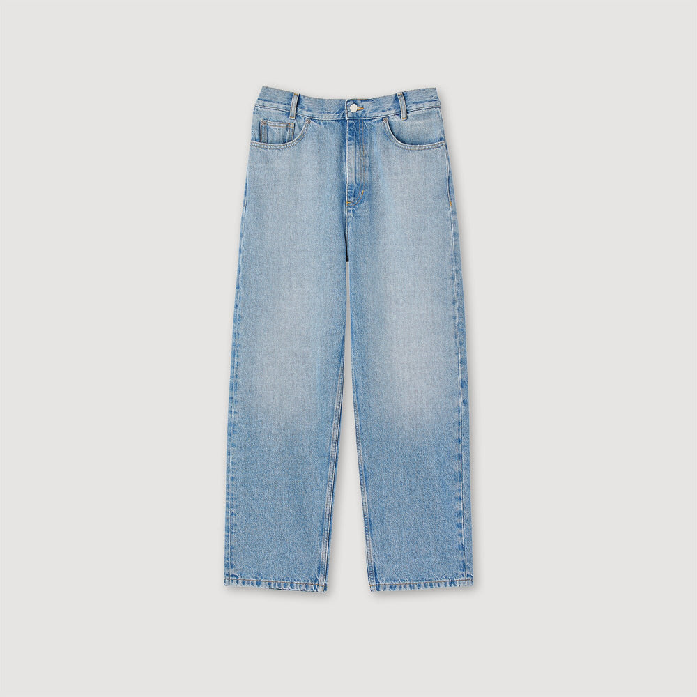 Low-rise straight-leg jeans Blue Jean Sandro Women